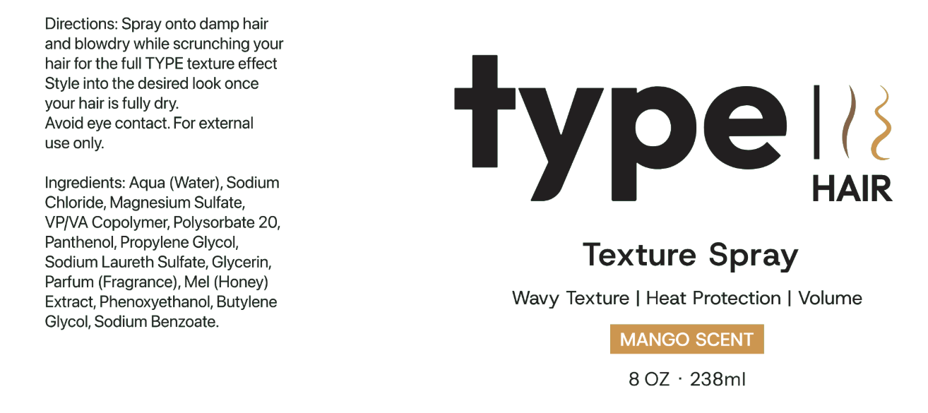 Type Texture Spray