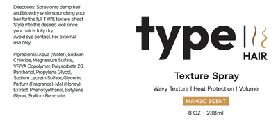 Type Texture Spray